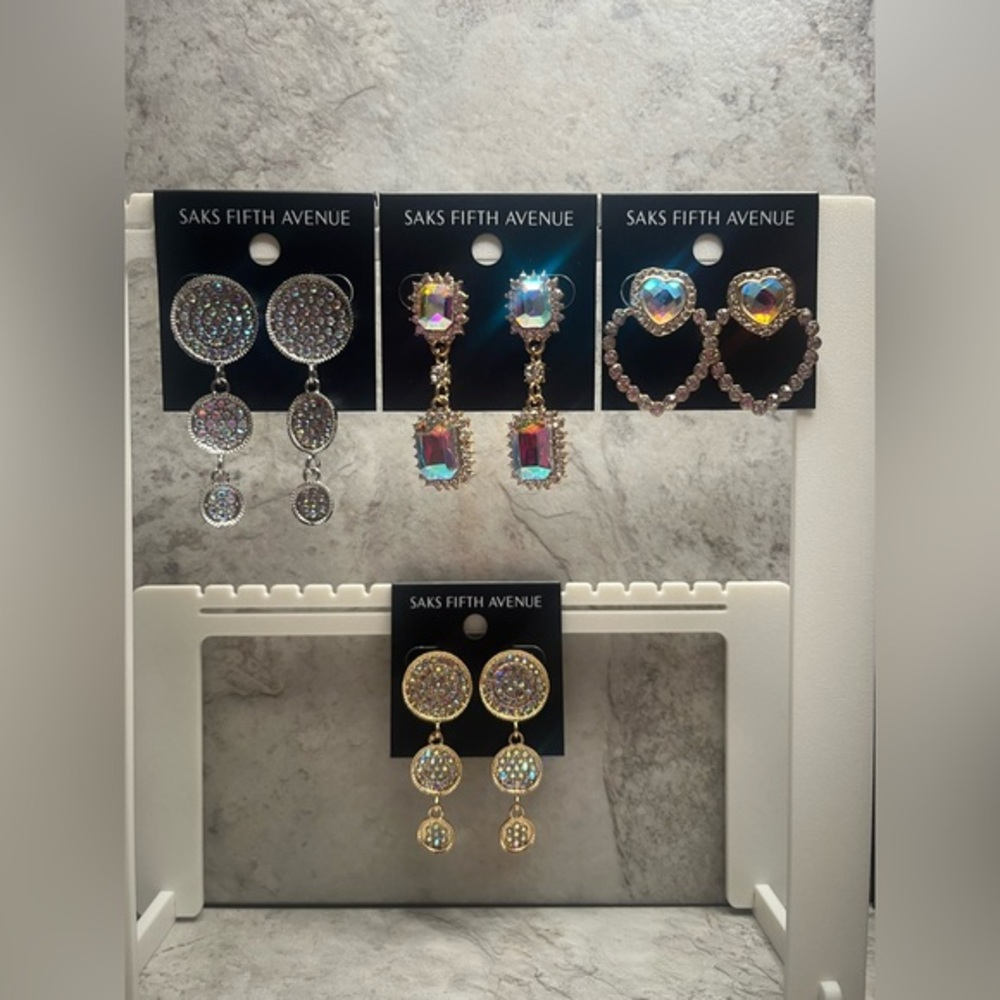 Saks Fifth Avenue Earrings Bundle of Four